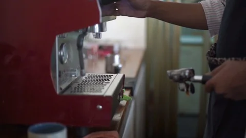 The Making of Espresso Stock Footage 96833740