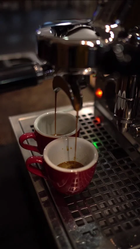 Making espresso Stock Footage 298177435