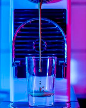 Making espresso Stock Photos