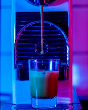 Making espresso Stock Photos