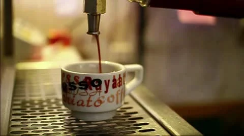 Making expresso Stock Footage