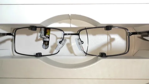 Making eyeglasses Stock Footage 96395918