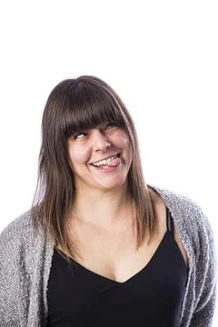 Making faces Foto stock