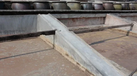 Making Fish Sauce Stock Footage 61408837