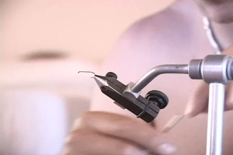 Making-A-fly-For-Flyfishing-Tutorial-1 Video stock 634120