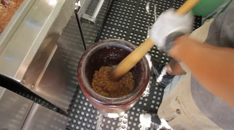 Making food, mofongo Video stock 38548542