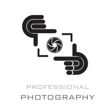 Making frame with hands, vector Stock Illustration