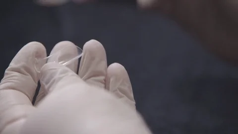 Making French Manicure Stock Footage 81129314