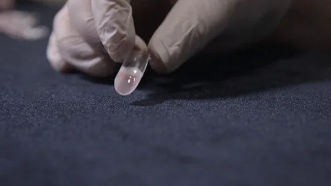 Making French Manicure Stock Footage 81130131