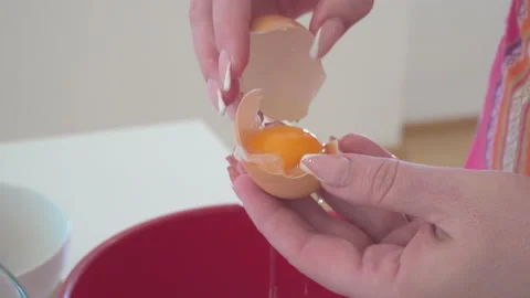 Making fresh cake in kitchen Stock Footage 144565495