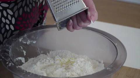 Making fresh cake in kitchen Stock Footage 145817172