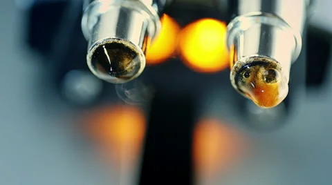 Making Fresh Coffee from a Coffee Espresso Machine Video stock 63840228