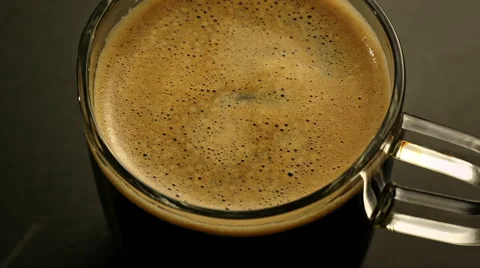 Making Fresh Coffee from a Coffee Espresso Machine Video stock 63840851