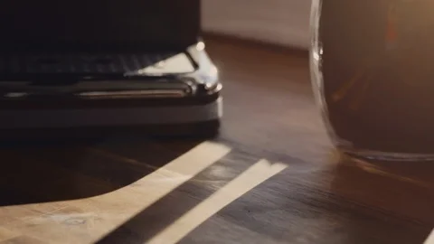 Making Fresh Coffee from a Coffee Espresso Machine Stock Footage 111475967