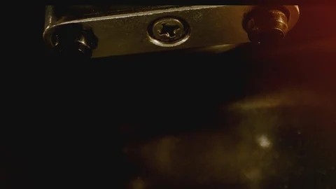 Making Fresh Coffee from a Coffee Espresso Machine Stock Footage 111491393