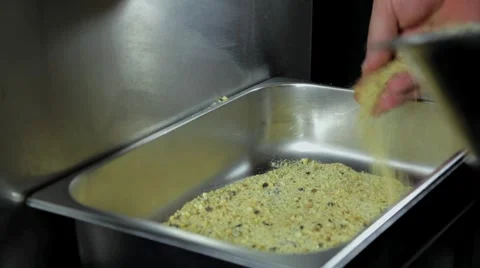 Making fresh ice cream Stock Footage 1073278