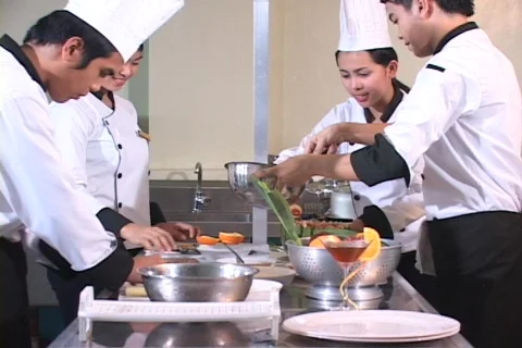 Making fruit salad Stock Footage 124367