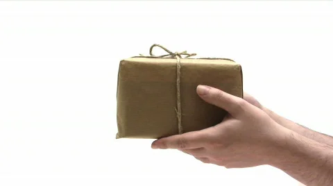Making a Gift Video stock 117409