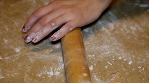 Making gingerbread dough Stock Footage 36002866