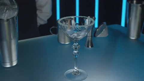 Making of Grasshopper Cocktail Stock Footage 133913918