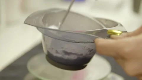 Making Hair Gel Stock Footage 307326535