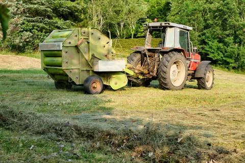 Making Hay While The Sun Shines. Foto stock