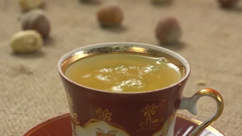 Making Herbal Tea Stock Footage 98541765