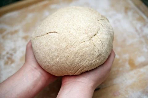 Making home made bread Stock Photos