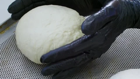 Making homemade bread using traditional recipe. Stock Footage 280584884