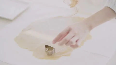 Making homemade gingerbread cookies. Stock Footage 166556502