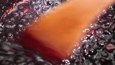 Making homemade jam. Stock Footage 200108370