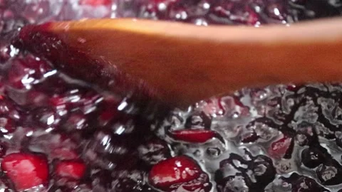 Making homemade jam. Stock Footage 200108400