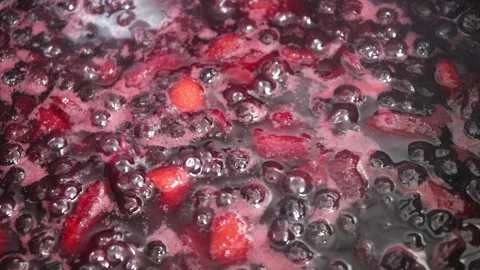 Making homemade jam. Stock Footage 200108651