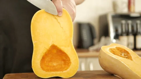 Making a homemade pumpkin pie. Stock Footage 89849952