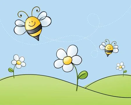 Making honey Stock Illustration