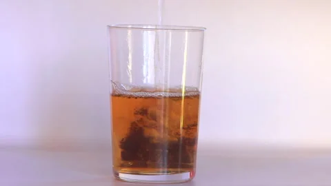 Making hot tea on the kitchen. Stock Footage 251992866