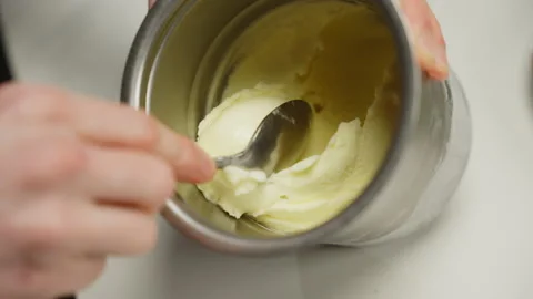 Making ice cream Stock Footage 182852144