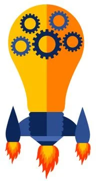 Making ideas work Stock Illustration