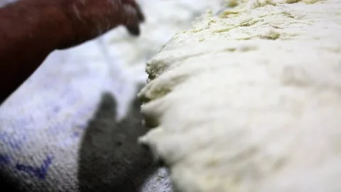 Making Indian Bread Stock Footage 132581093