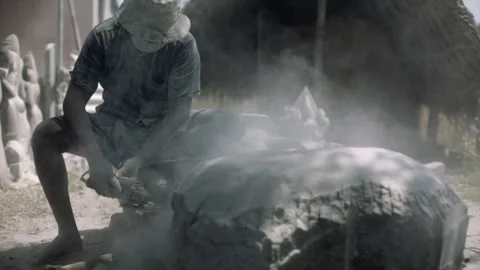 The making of Indian Gods Stock Footage 278482896