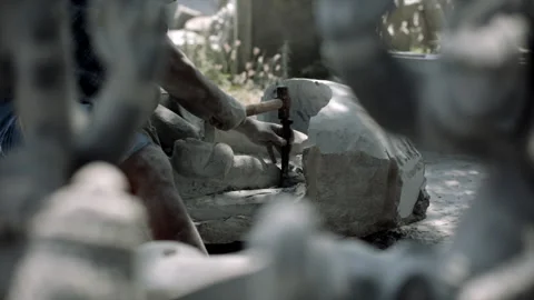 The making of Indian Gods Stock Footage 278483183