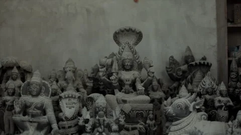 The making of Indian Gods Stock Footage 278483301