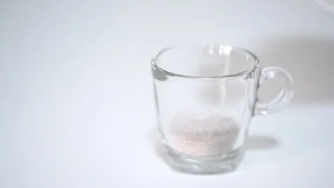 Making instant coffee drink Video stock 128788857