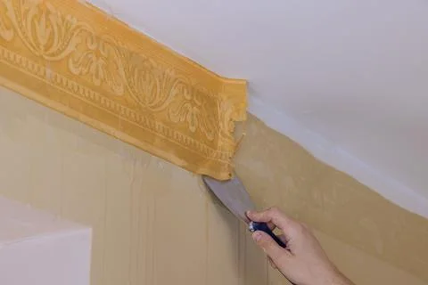 Making interior change preparing for home repair work man standing on metal l Photos