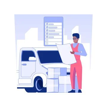 Making inventory isolated concept vector illustration. Ilustración de archivo