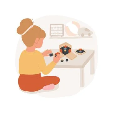 Making invitations isolated cartoon vector illustration. Ilustración de archivo