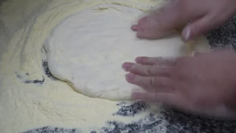 Making an italian pizza Stock Footage 263966404