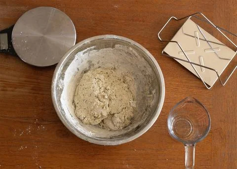 Making jalapeno bread. Stock Photos