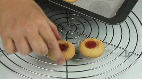 Making Jam Drops 6 Stock Footage 33825836