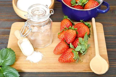 Making jam Stock Photos